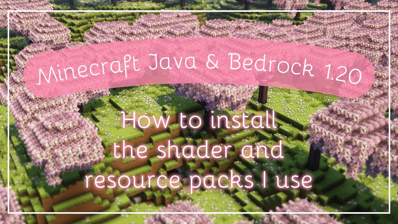 [Minecraft 1.20] 🌸 How to install the shader and resource packs I use / Mizuno's 16 Craft