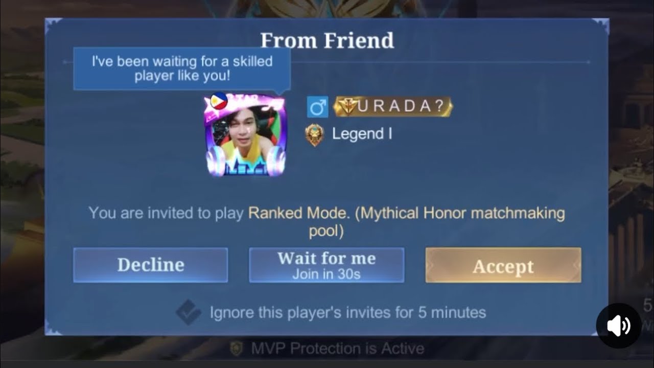Nag invite si Urada mga perd