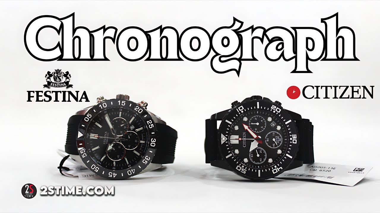 CITIZEN AI5005-13E  vs FESTINA F20515/2 Ceramic | Chronograph Under 200€