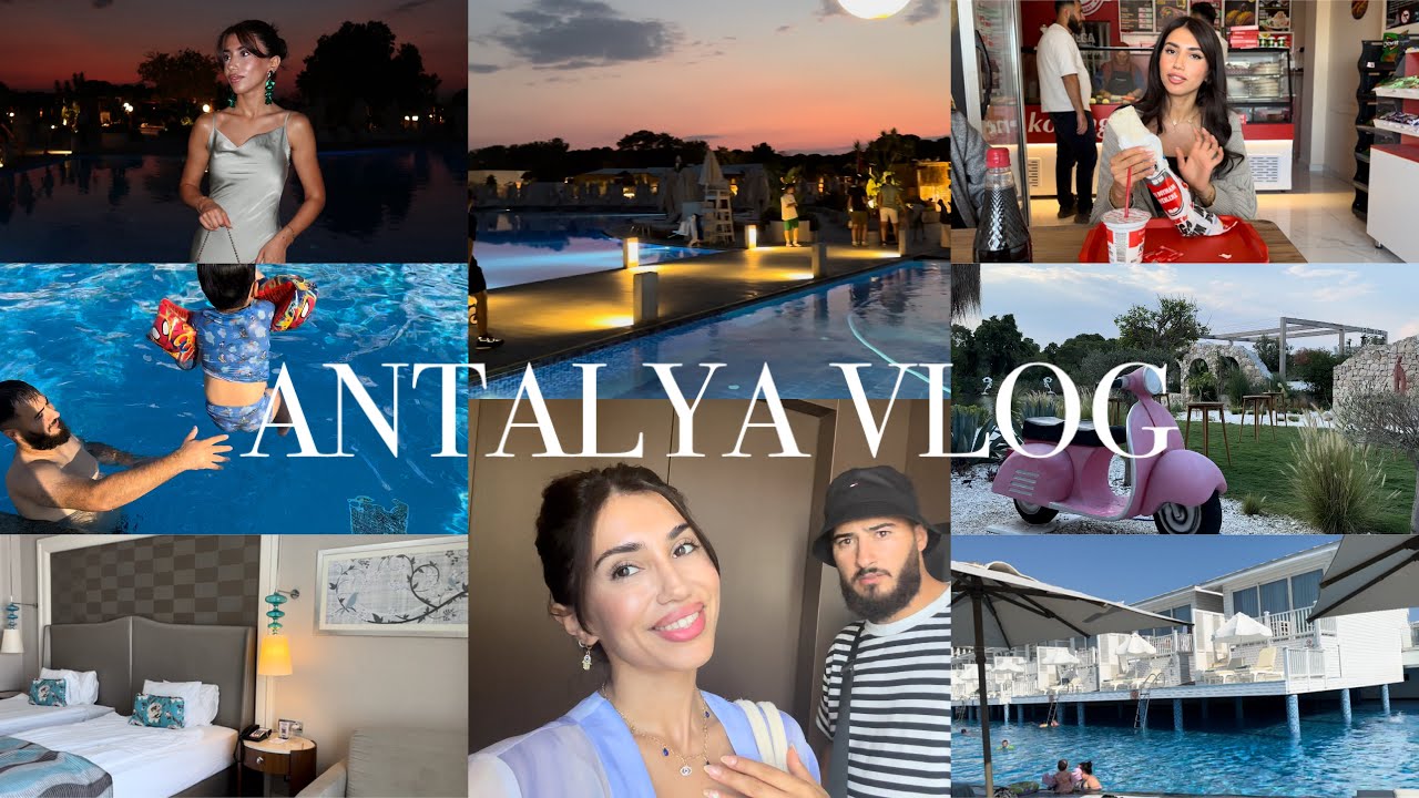 TATİLİMİZ BAŞLASIN☀️ANTALYA BELEK ILK GÜN🌊GÖRÜMCEMLE TATİLDEYİZ🏖️OTEL ODA TURU🇹🇷