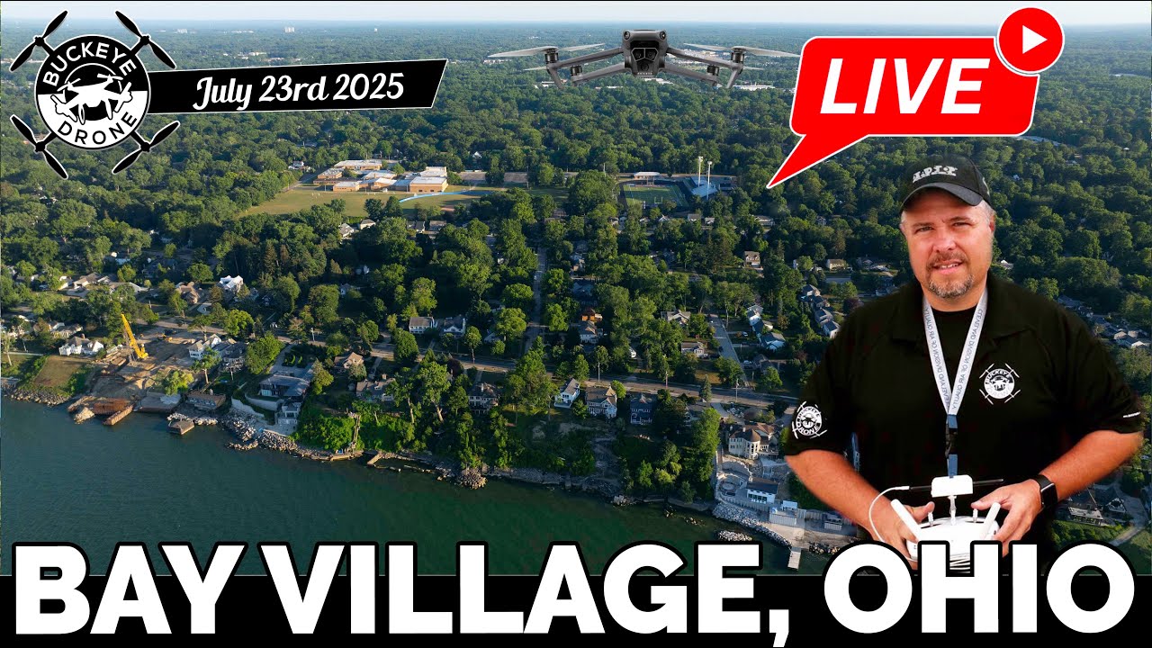 Bay Village Ohio Drone Flight July 23rd 2025
