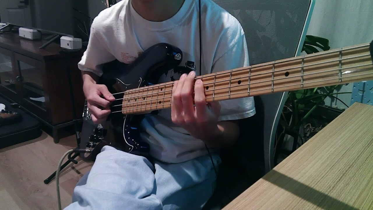 nouvelle vague - wave to earth Bass Cover