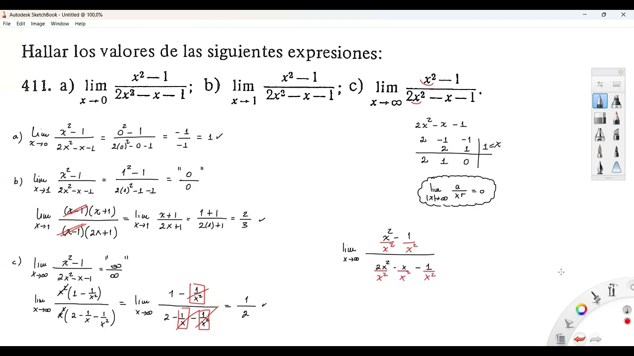 Ejercicios de Limites Demidovich 411 a 420 - 5000 Problemas de Análisis Matemático