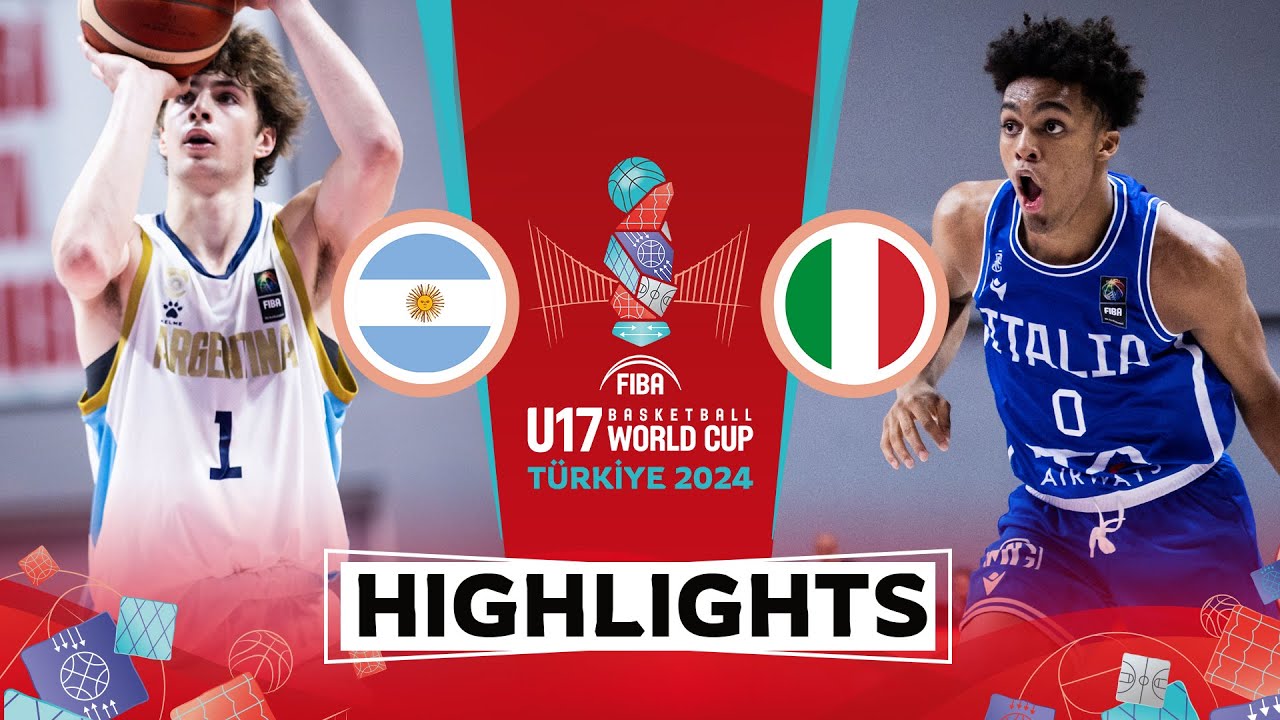 Argentina 🇦🇷 vs Italy 🇮🇹 | Highlights | FIBA U17 Basketball World Cup 2024