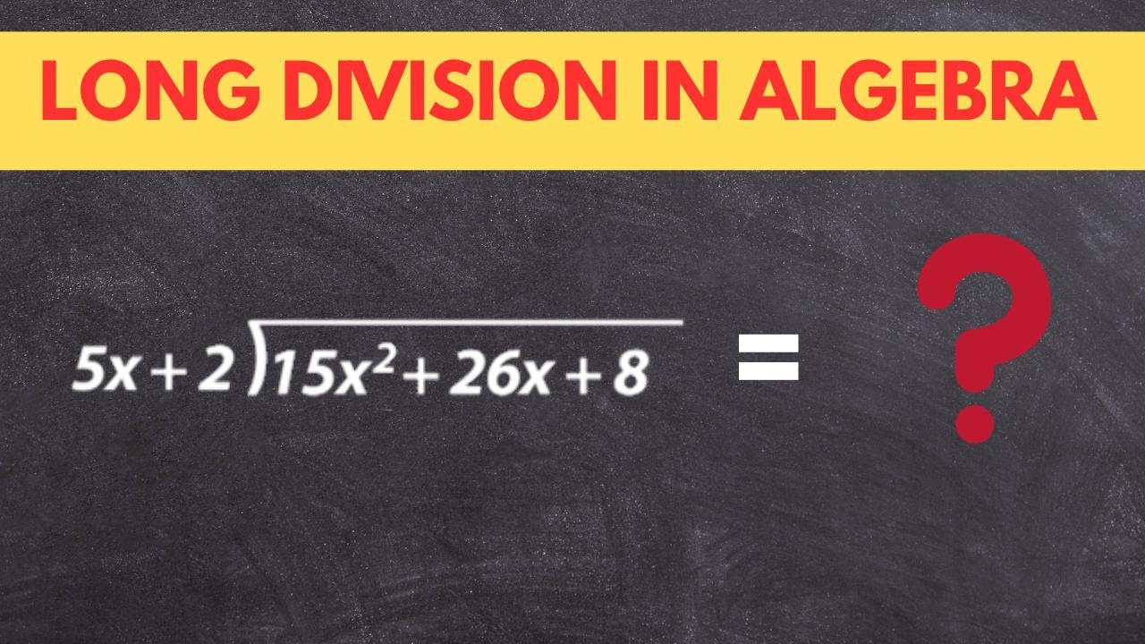 How to divide Polynomials | Maths made simple | (FULL GUIDE ON POLYNOMIAL LONG DIVISION)
