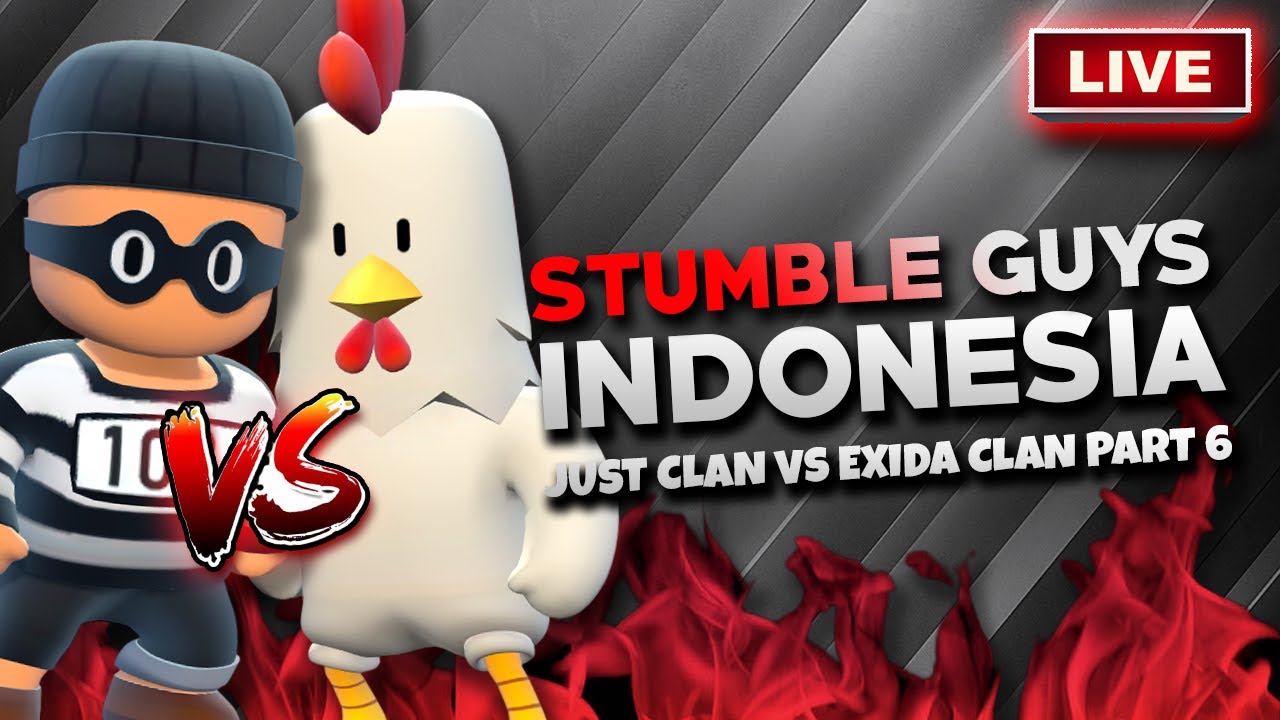 [JST] JUST Clan vs [EX] EXIDA CLAN | Part 6 - Stumble Guys Indonesia【 Vtuber Indonesia 】#shorts