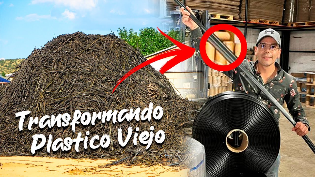 PLASTICO RECICLADO PARA RIEGOS POR GOTEO | Fabricado por Menonitas en Chihuahua México