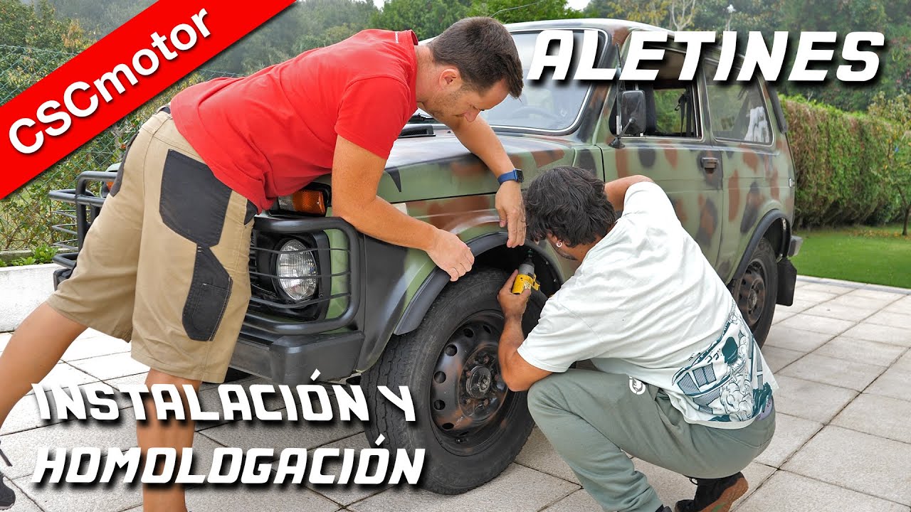 Como instalar y homologar los aletines de un coche
