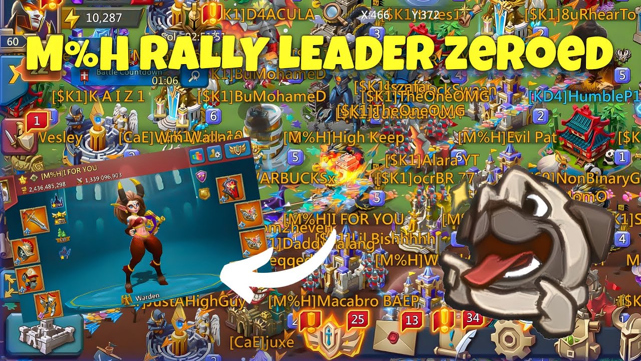 Lords Mobile - Migration Day! M%H rally leader in troubles. This was our first victims