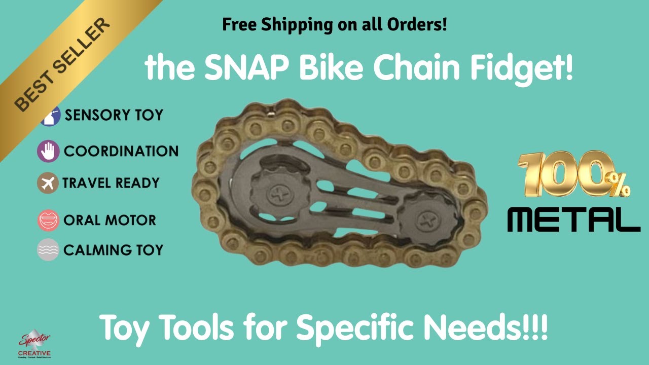 Where can I buy the SNAP Bike Chain Fidget Toy Tool for Specific Need Autism and play therapy guide