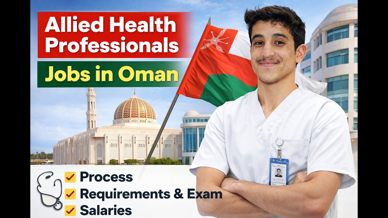 Allied Health Professionals Oman Job Process | Complete Requirements, DataFlow, Prometric MOH Guide