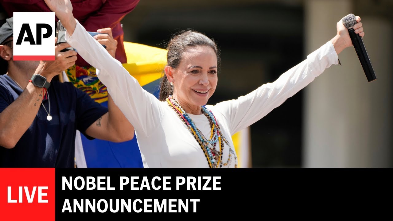 LIVE: Nobel Peace Prize 2025 announcement