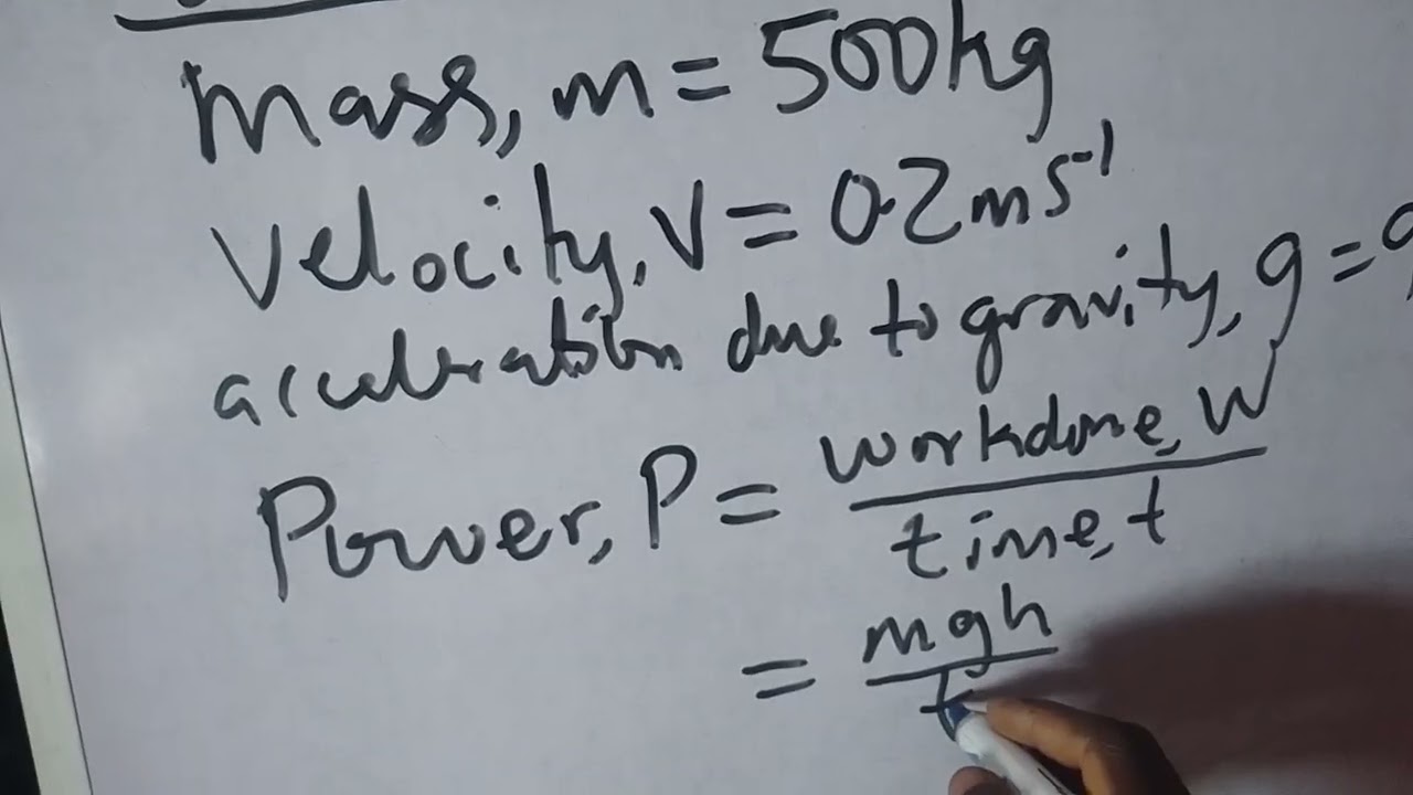 How to Calculate the Horsepower of a Motor (Physic) #physics #science #trending #fyp #foryou #viral 
