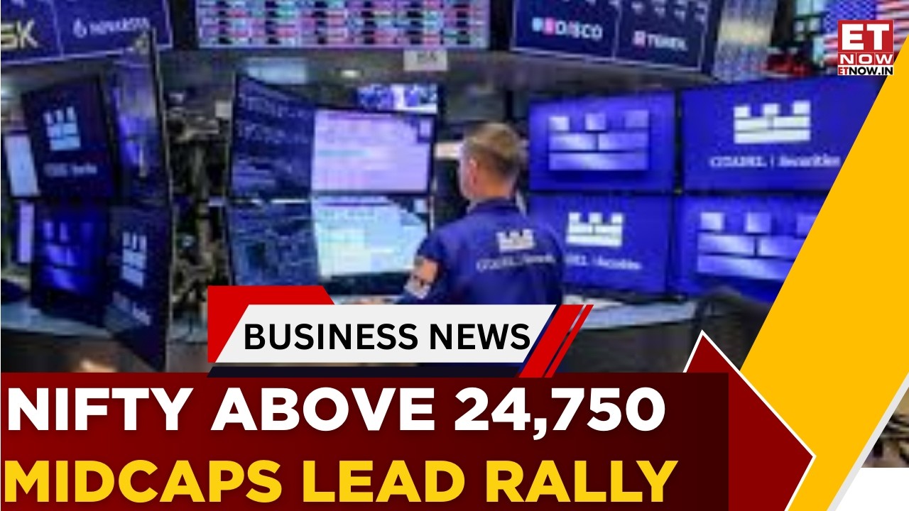 Market Rebounds Strongly! Sensex Surges, Nifty Holds 24,750 After Volatile Session | Business News