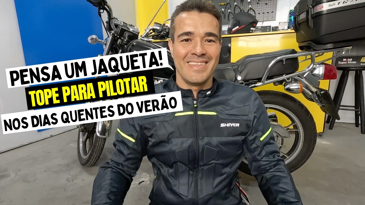 COMPREI UMA JAQUETA VENTILADA PARA O VERÃO DA MARCA SHIVER E A QUALIDADE SUPEROU AS EXPECTATIVAS!