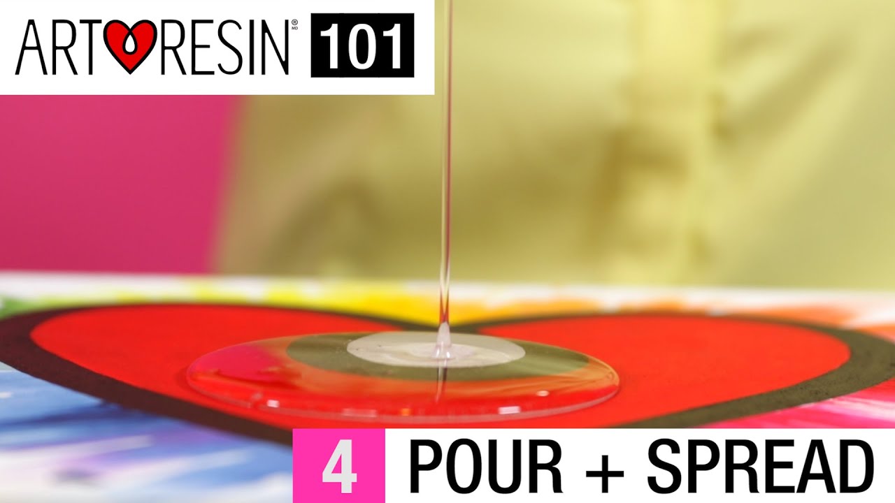 ArtResin 101: Step 4 - Pour & Spread