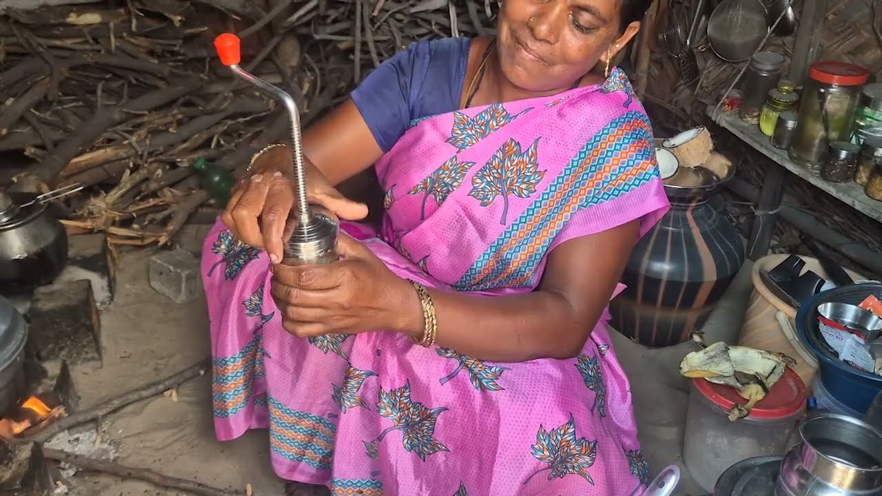 ராகி இடியாப்பம் தேங்காய்ப்பால் அருமையான காலை சாப்பாடு