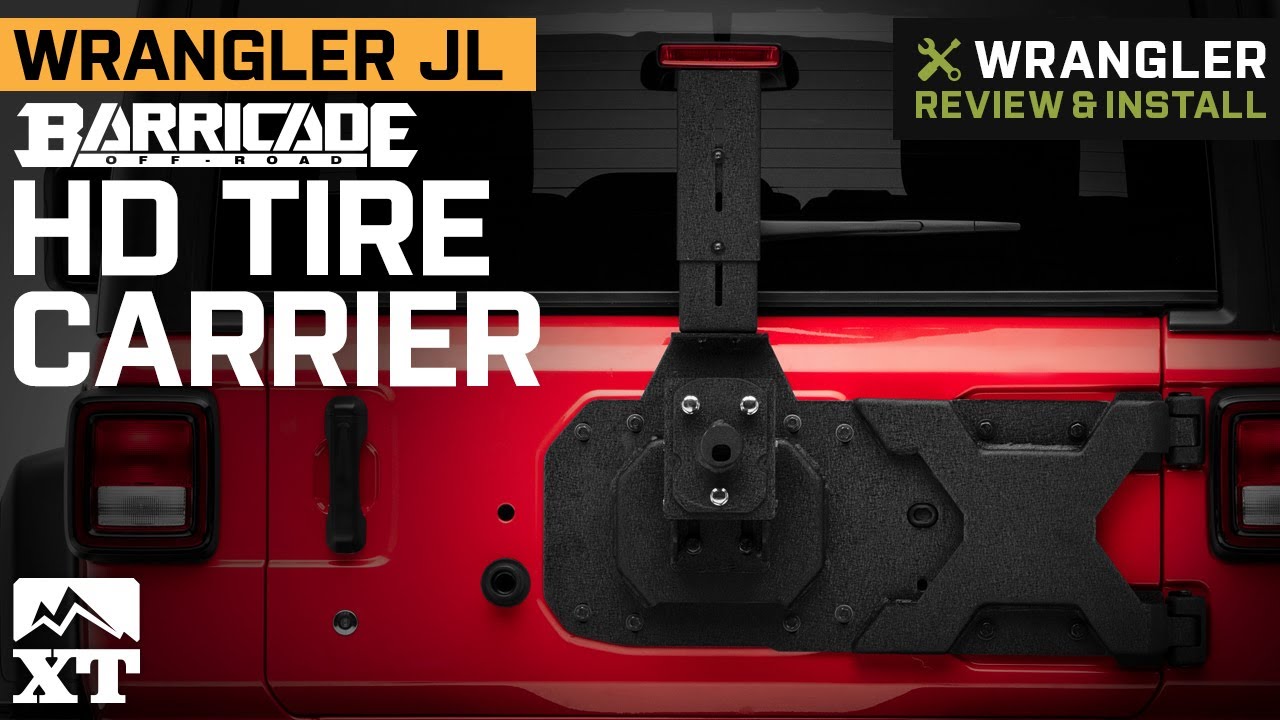 Jeep Wrangler JL Barricade HD Tire Carrier with Spare Tire Mount Review & Install