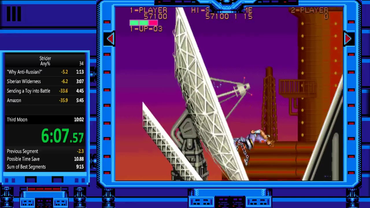 Strider (ARC) 1CC Speedrun in 9:14.53