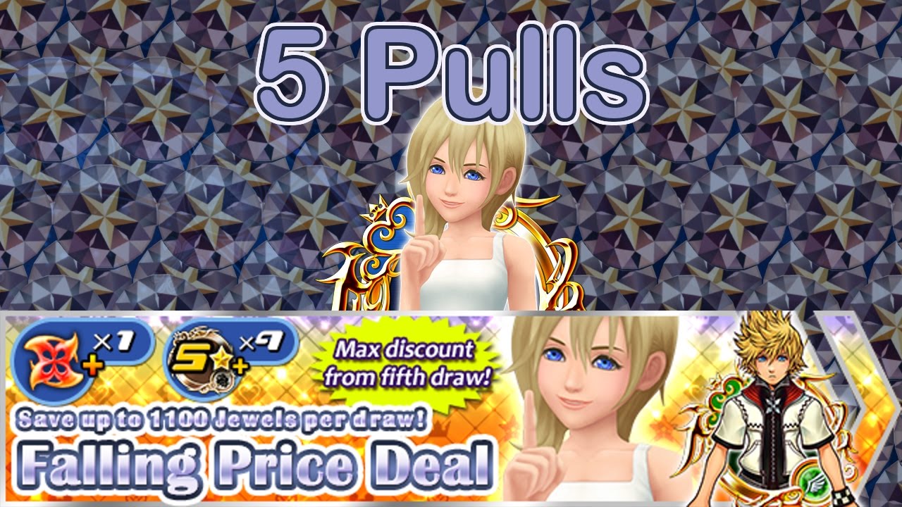 5 Pulls ✦ Pulling For HD Namine ✦ Falling Deal Banner ✦ KHUx 5 Pulls ✦ KHUx ✦ Naminé HD Ver