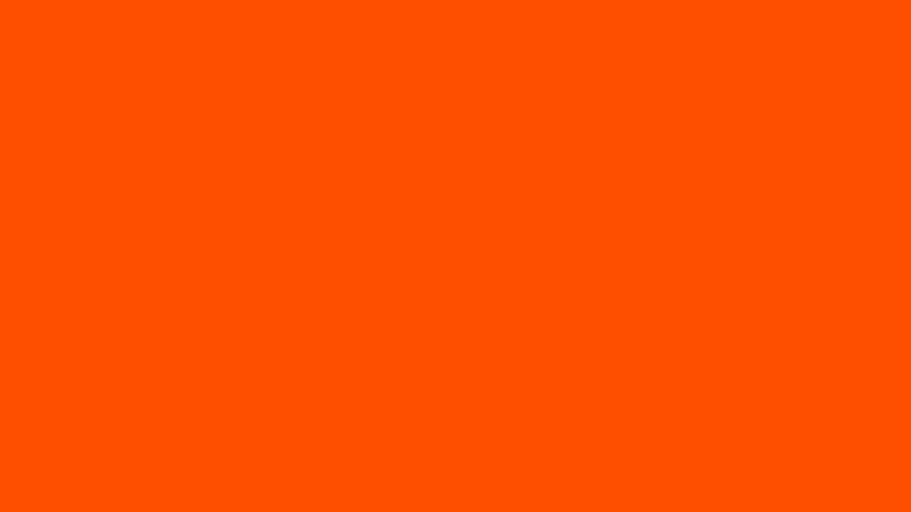 🌈 5 Hours of Mesmerizing International Orange Colored Screen | Night Light in International Orange