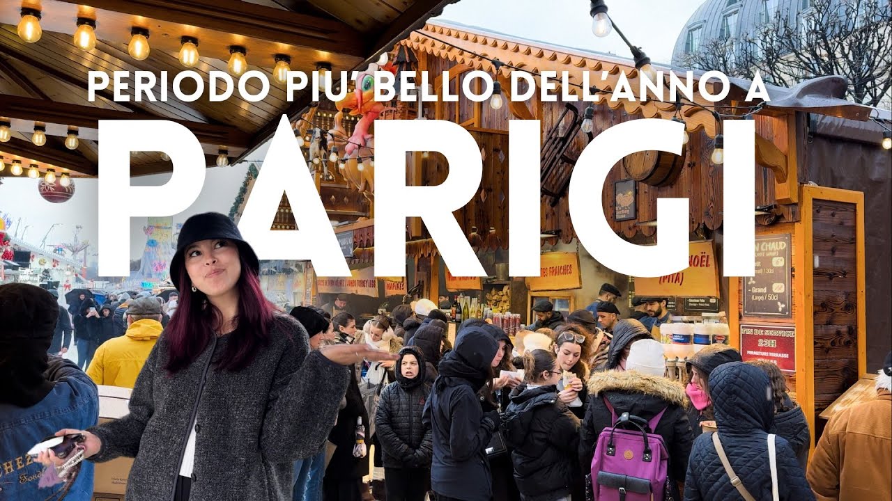 A Parigi nel periodo più bello dell'anno! Vi portiamo con noi ai mercatini di Natale