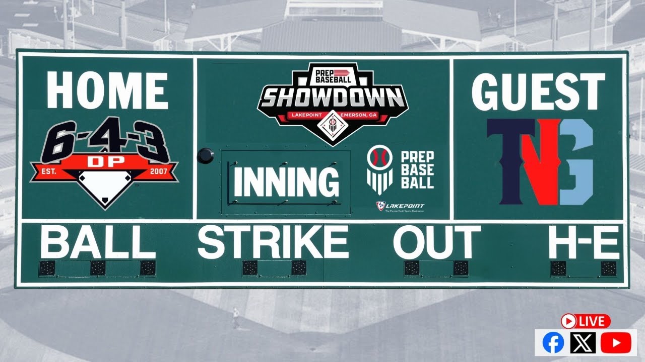 Prep Baseball Showdown: 6-4-3 DP Cougars vs. TNG Prospects
