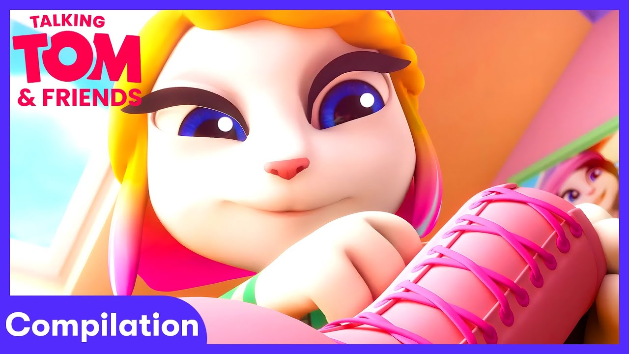 Talking Tom - Çizmede Sıkıştı! | Çocuk Çizgi Film | WildBrain Gökkuşağı Köprüsü