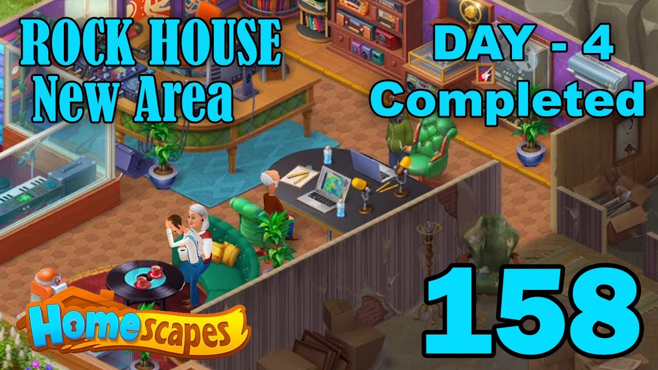 Homescapes New Area Rock House - Day 4 Completed - Part 158