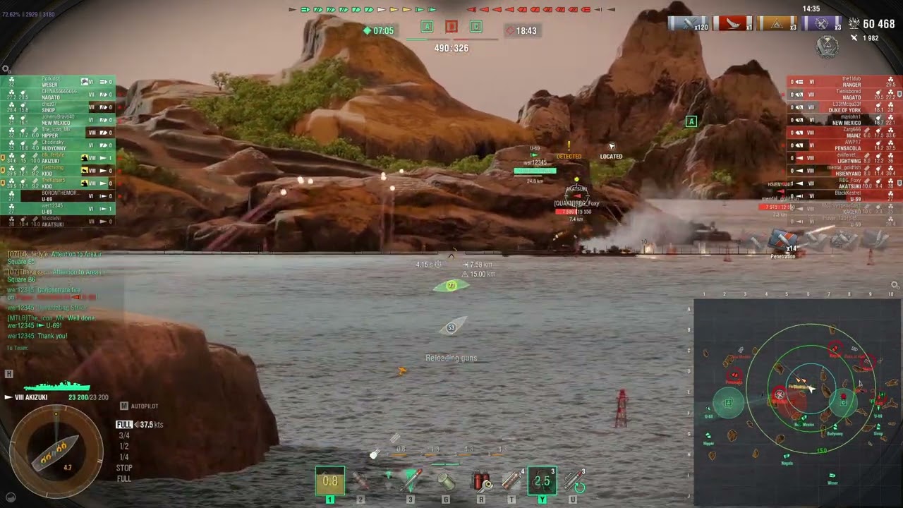 7 kills, 10 achievements Akizuki game