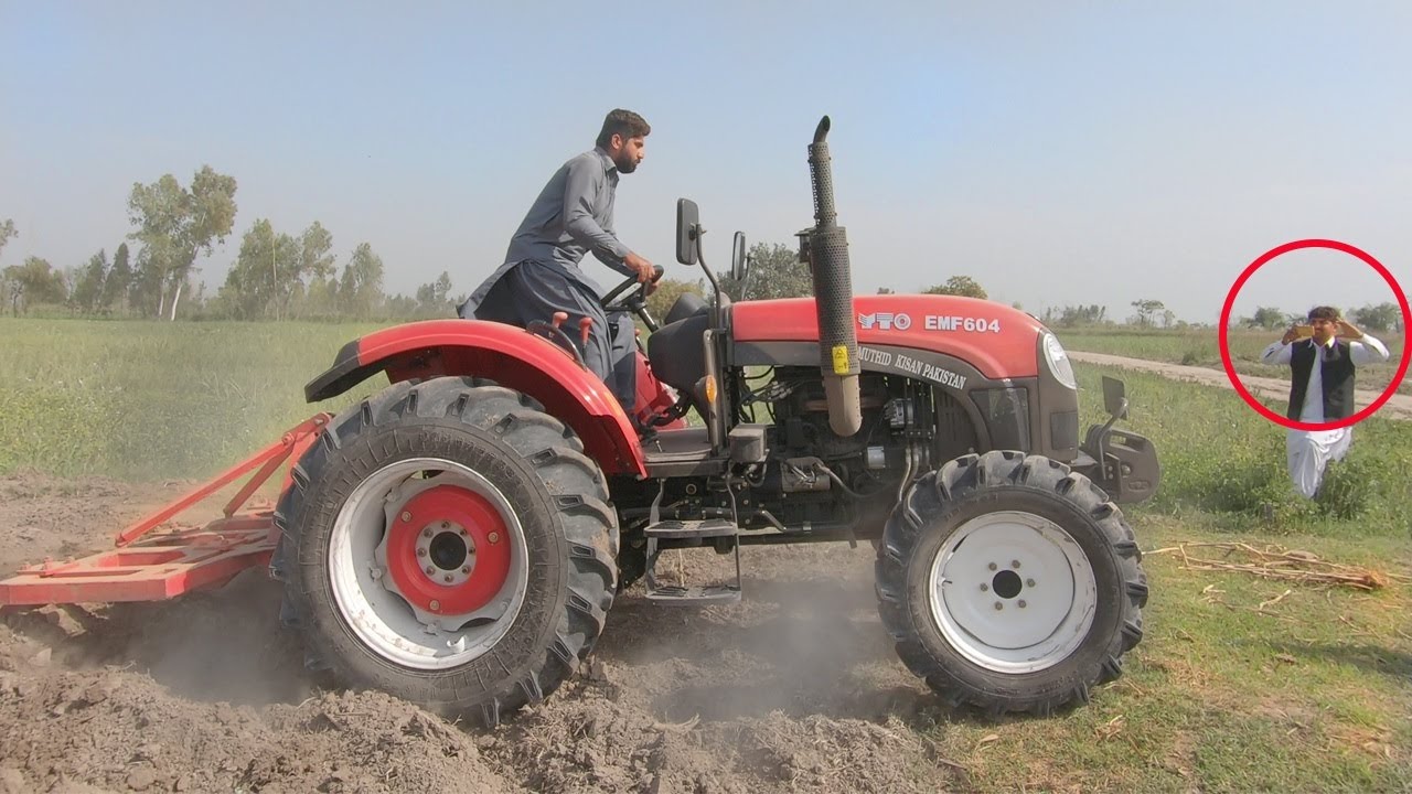 YTO EMF 604 4X4 Performance YTO 604 with 5 Tin Chiesel Cultivator