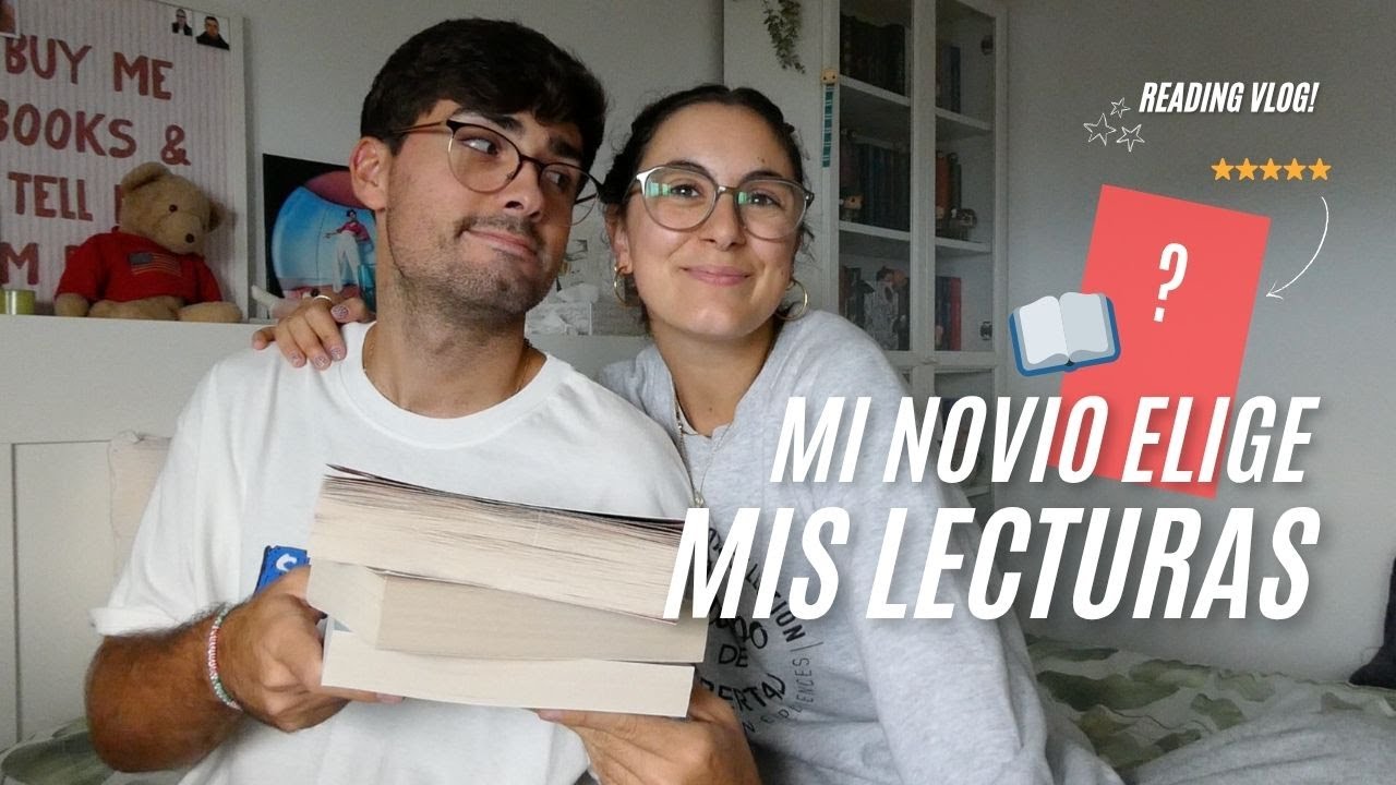 Mi novio ELIGE mis LECTURAS 💗📖 | vlog 🌷