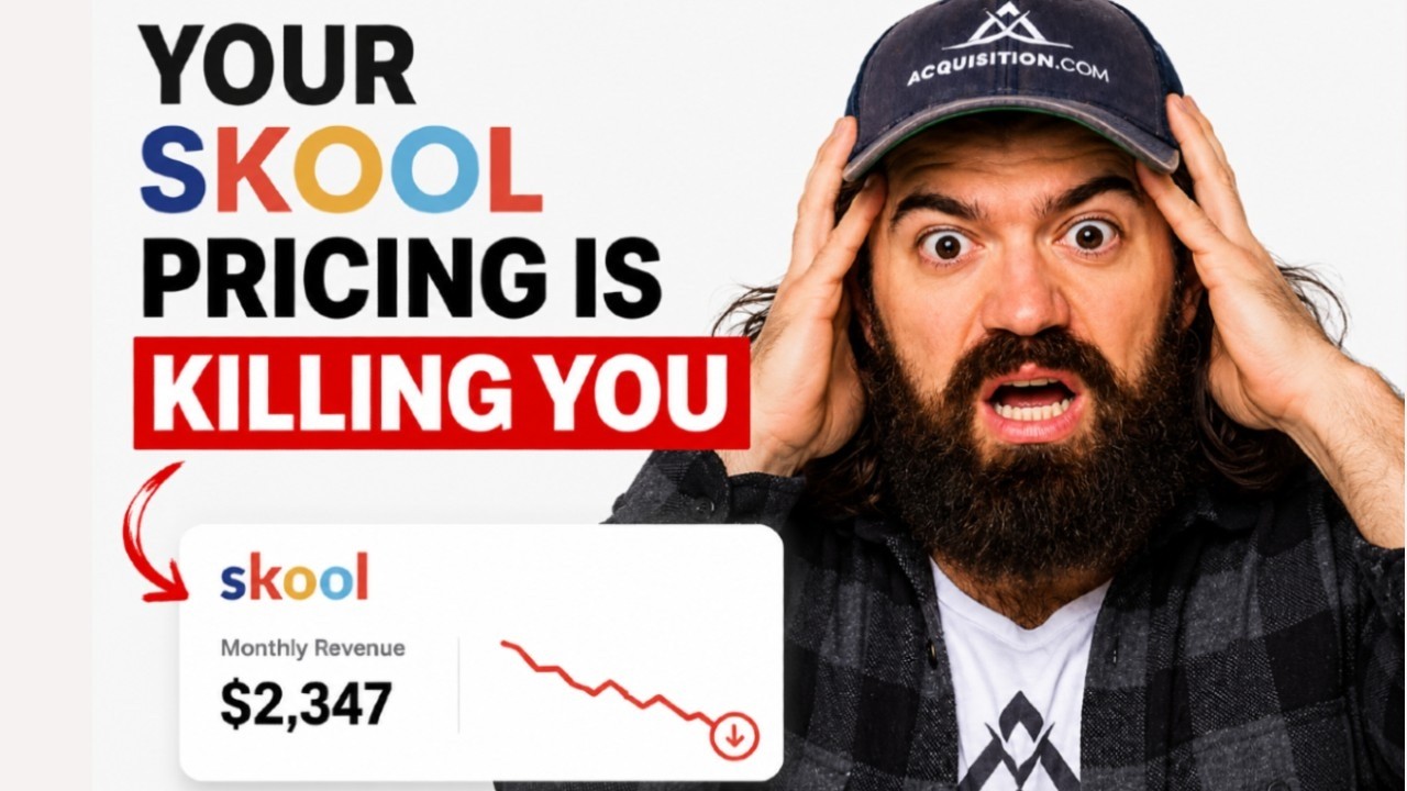 Your Skool Pricing Is WRONG (Do This Instead)