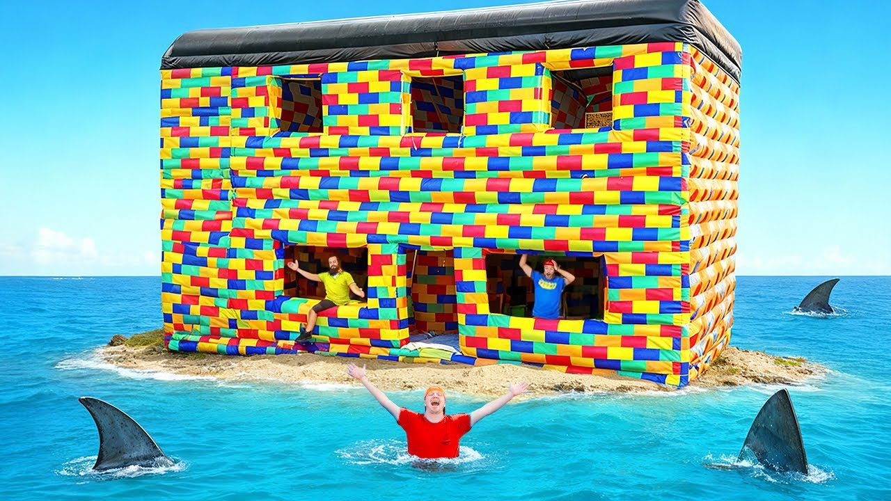 Последний, кто покинет плавучий Lego АКВАПАРК!
