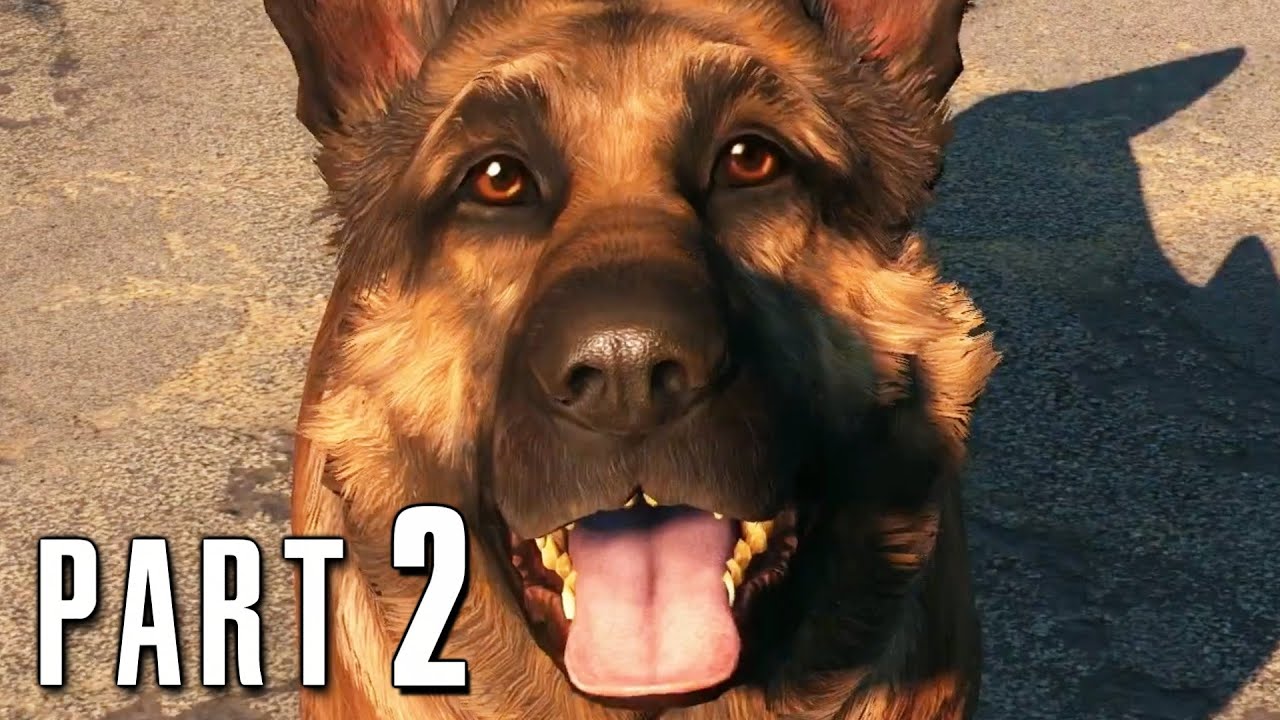 Fallout 4 Walkthrough Gameplay Part 2 - Dogmeat (PS4)