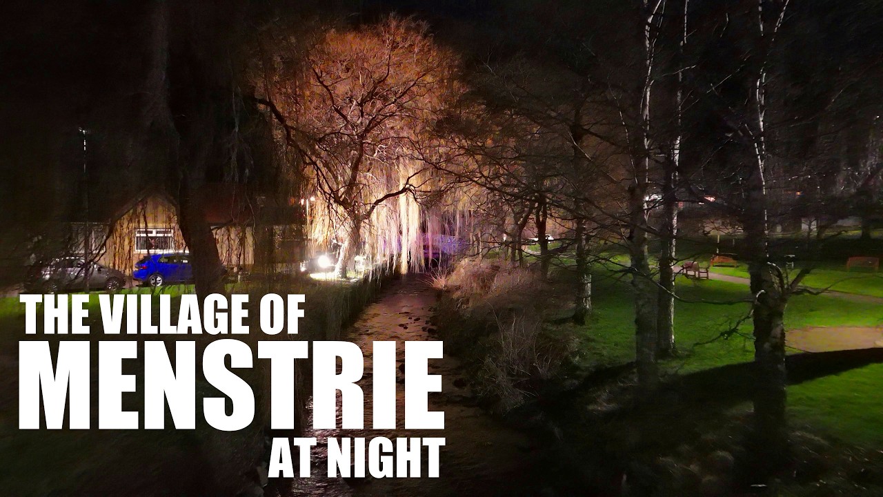 Menstrie at night