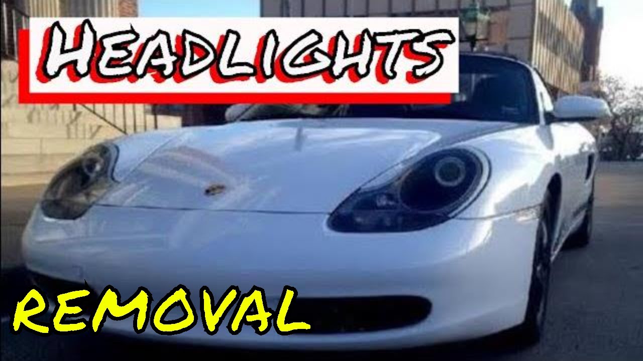 Problem with your headlight? Let's get it removed and replaced. Porsche 986 911 996 #4K
