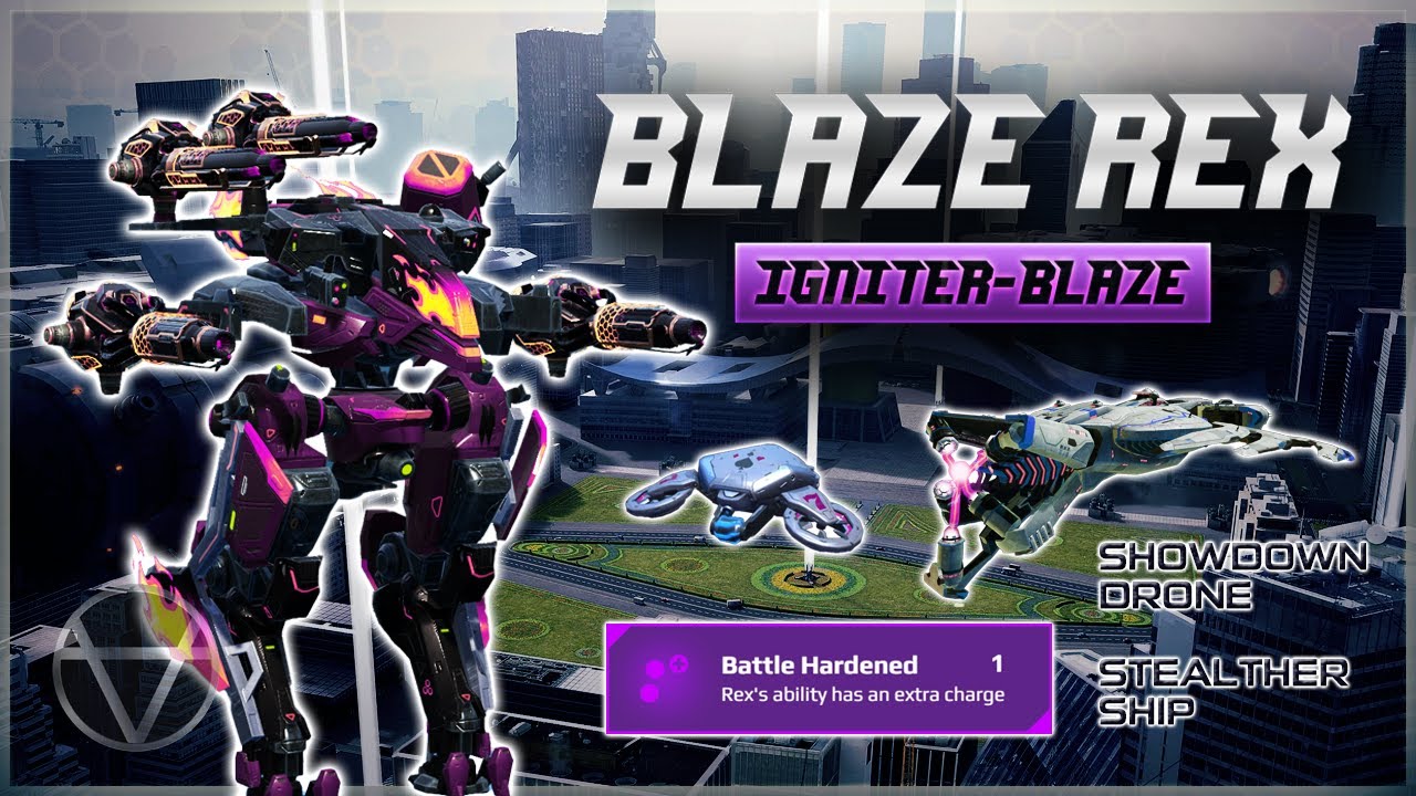 Blaze REX w/ 2x UE Blaze &ndash; Mk3 Gameplay | War Robots
