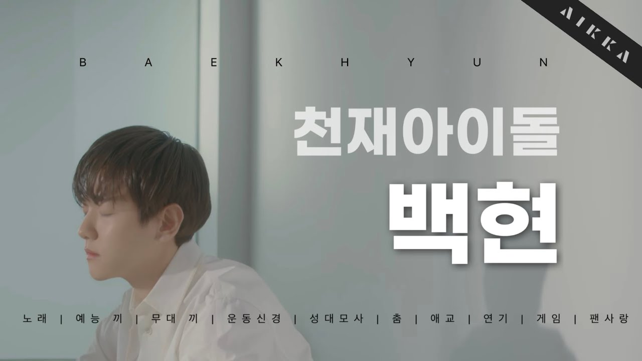 [백현] 우리는 백현이를 천재아이돌이라고 부르기로 했어요