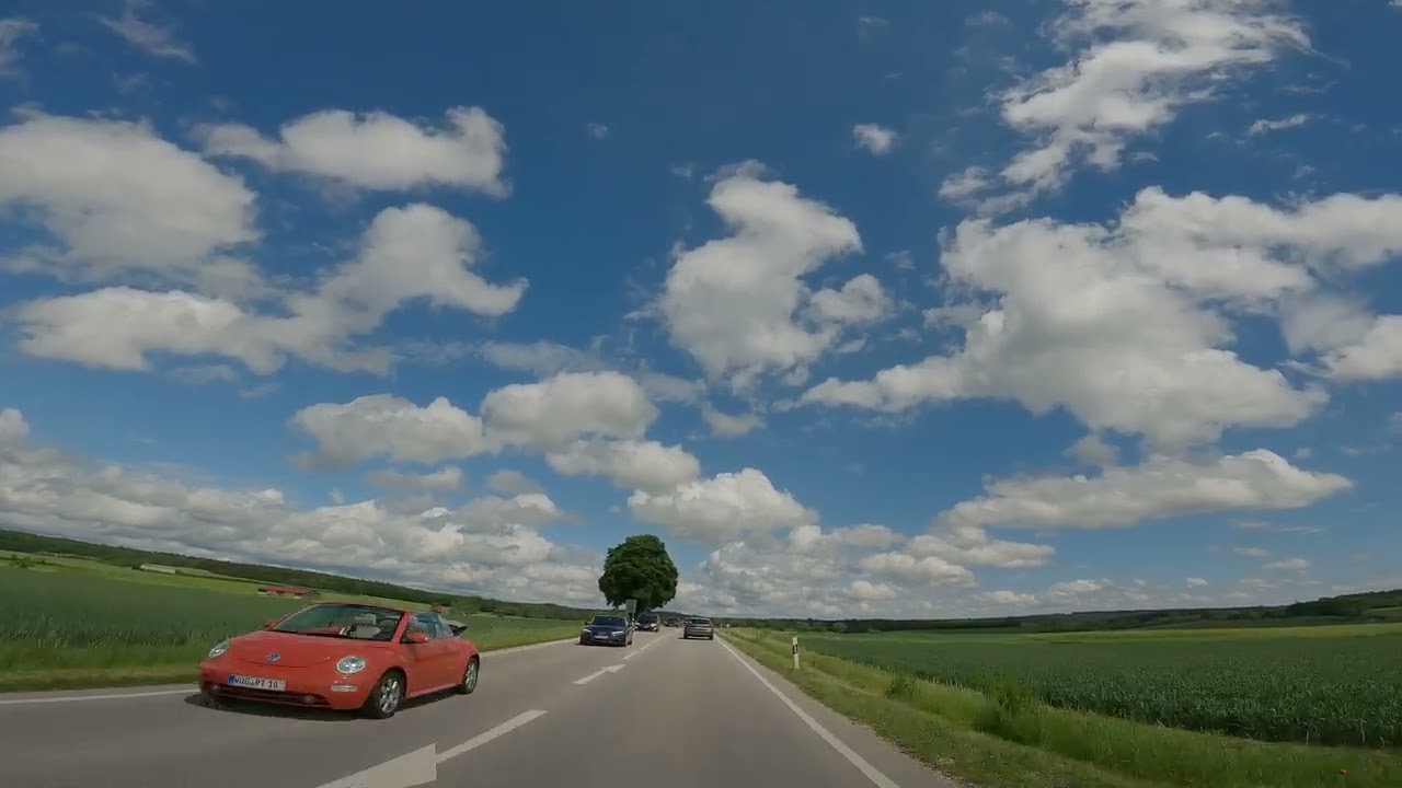 Pt7: 4K Road Trip Europe | Virtual Cycling from W&uuml;rzburg to Munich, Germany | Scenic Adventure Ride