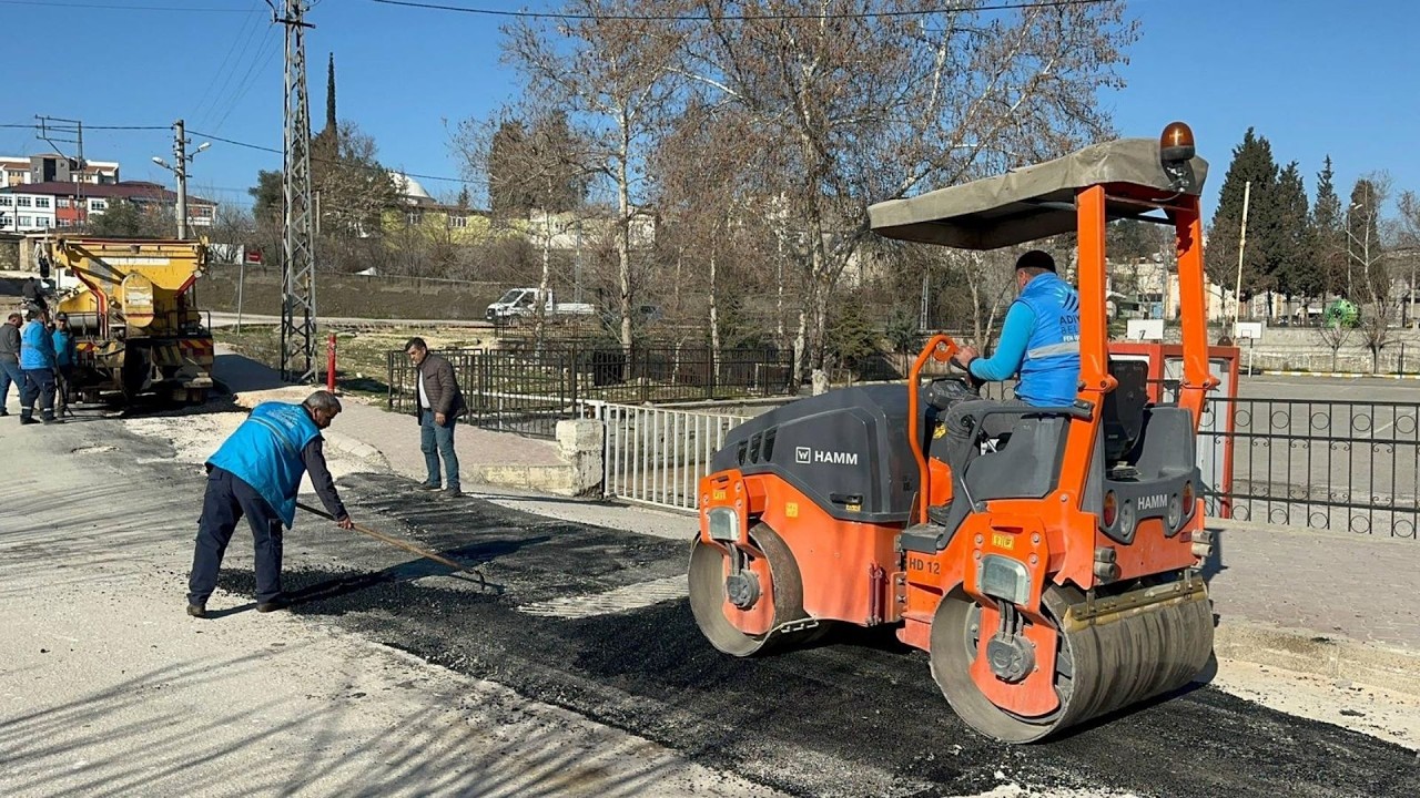 Adıyaman Belediyesi’nden alt ve üst yapı seferberliği devam ediyor