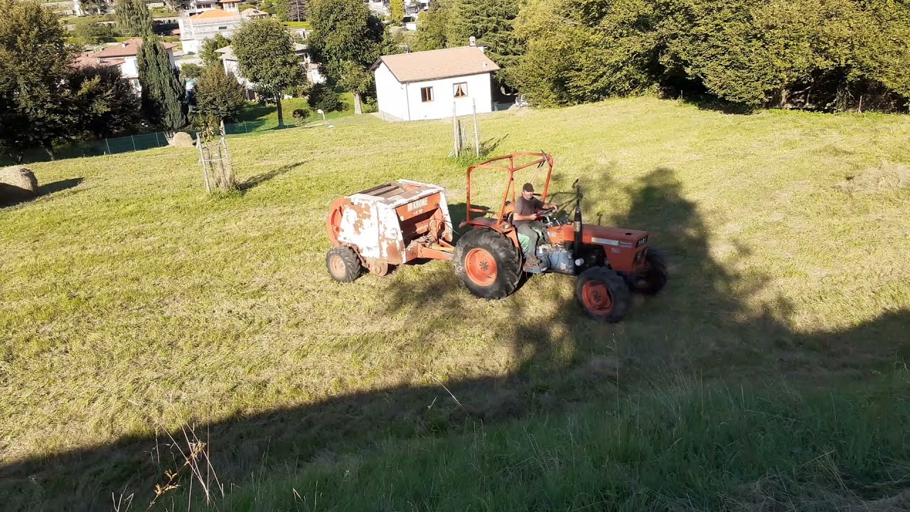 Same Condor 55 dt con imballatrice Krone