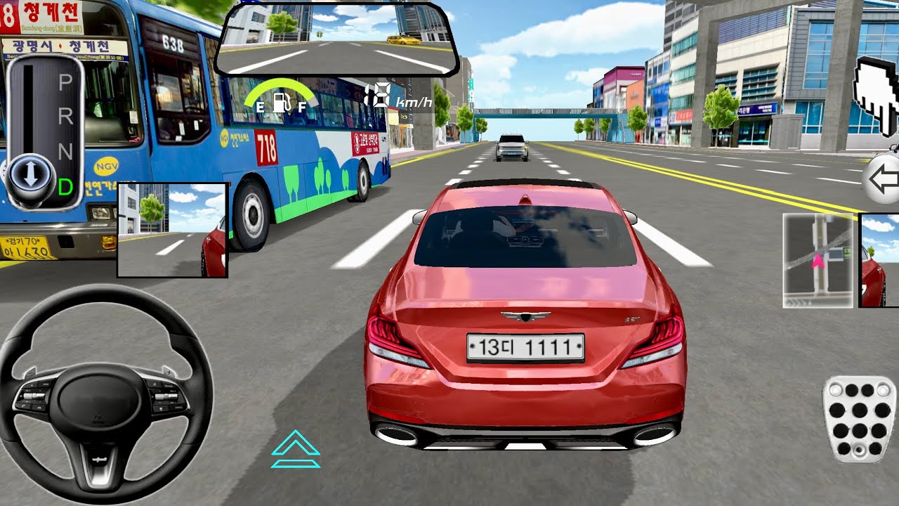Brand New Marron Mercedes G-63 For Parking 3d Driving Class android  || Car Game #gameplay #cargame
