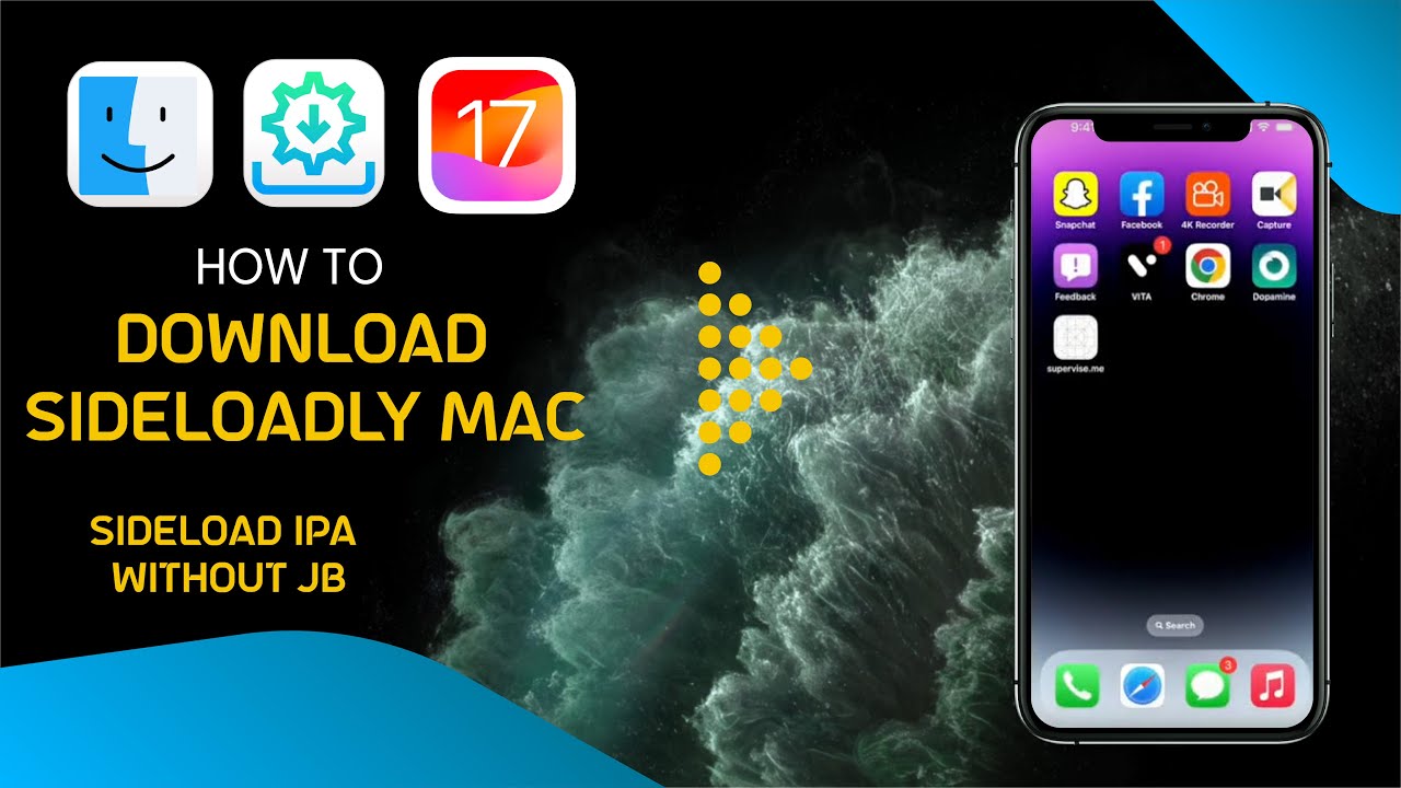 Download Sideloadly iOS 17 MAC and Sideload IPA Apps With Sideloadly Without Jailbreak Tutorial 2023