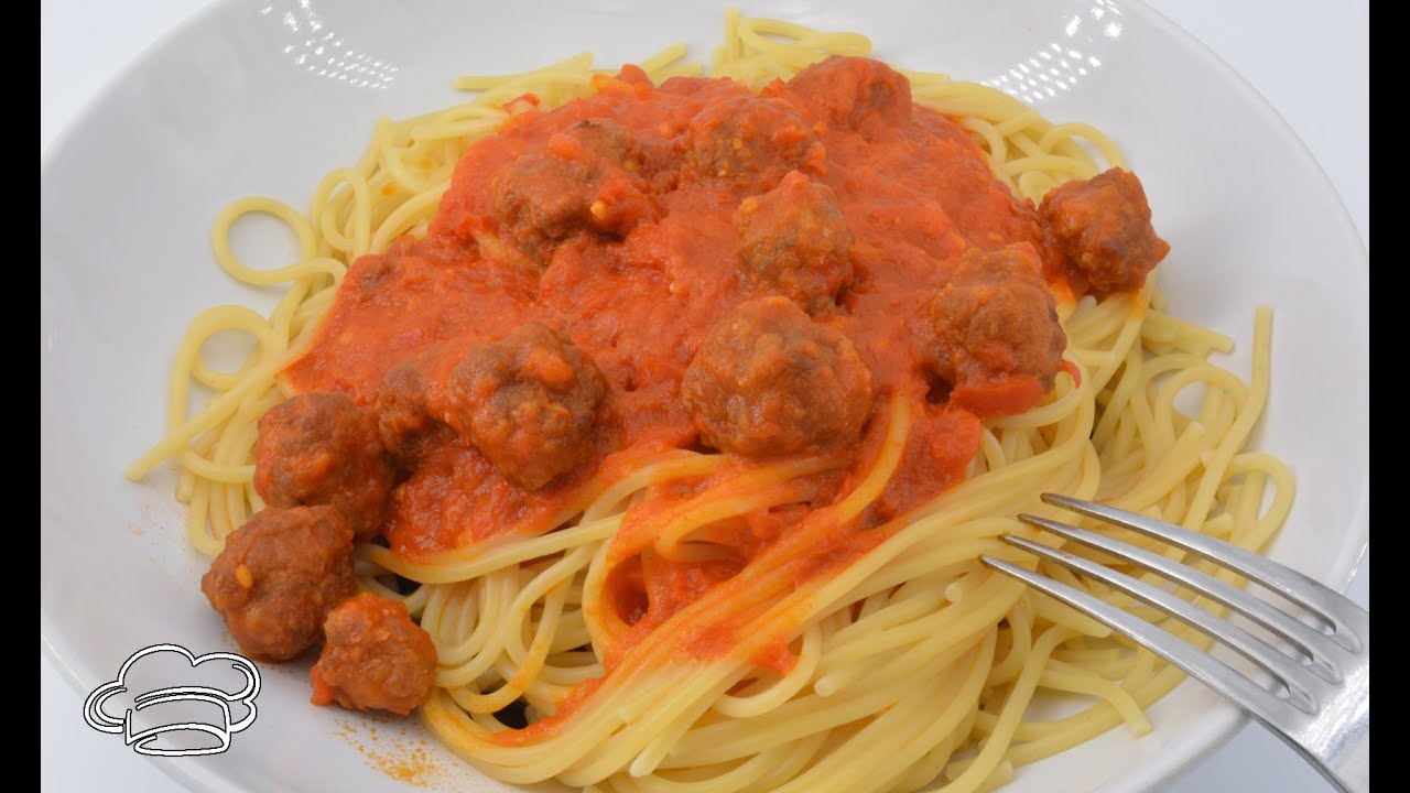 Recetas Mycook, espaguetis con albóndigas By #JavierRomero