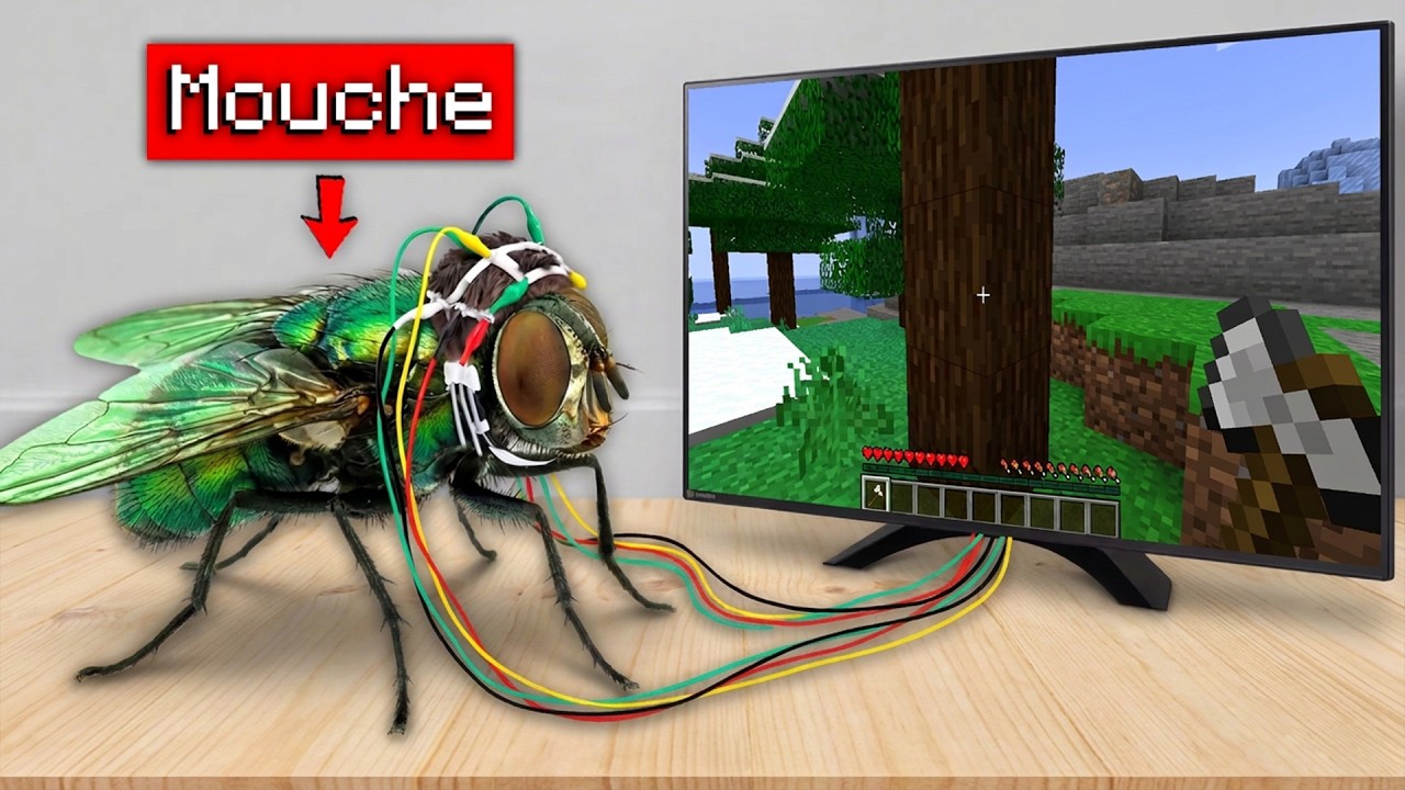 J'ai appris &agrave; Jouer &agrave; Minecraft &agrave; une Mouche (oui vraiment)