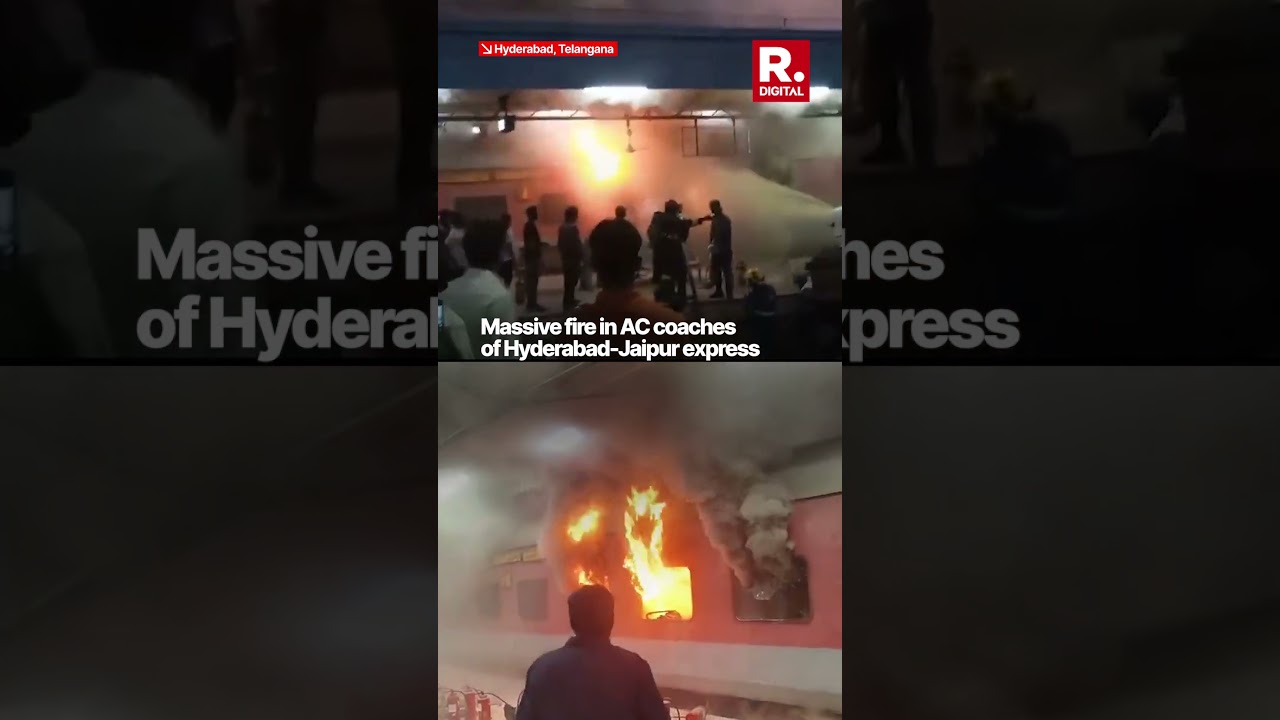 Major Fire in AC Coaches of Hyderabad-Jaipur Express Before Departure