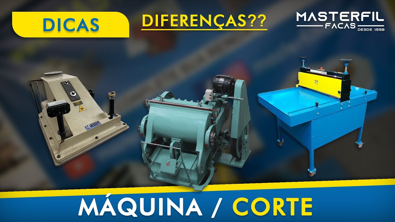 QUAL E A DIFERENÇA ENTRE AS MÁQUINAS DE CORTE E VINCO?
