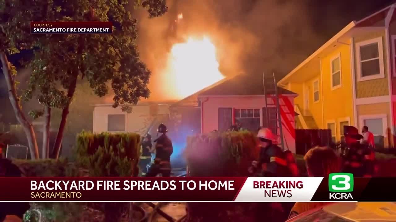 Crews respond to several fires overnight in Sacramento area