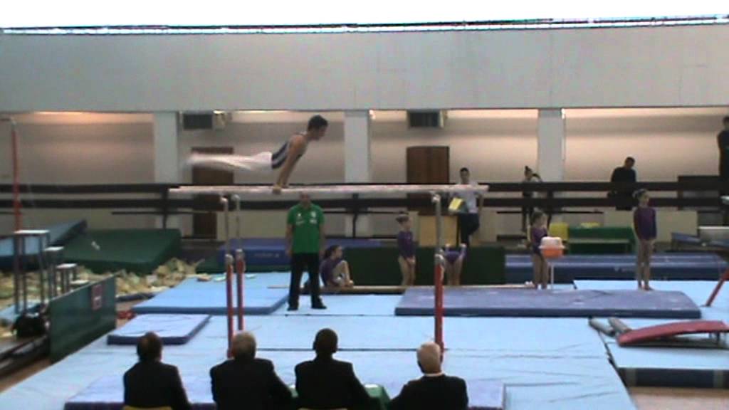 Dudás Norbert (16) tornász, korlát gyakorlat 2012 10 07